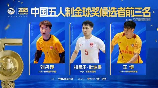 2025中国金球奖各奖项前三名出炉，王钰栋、蒯纪闻入围